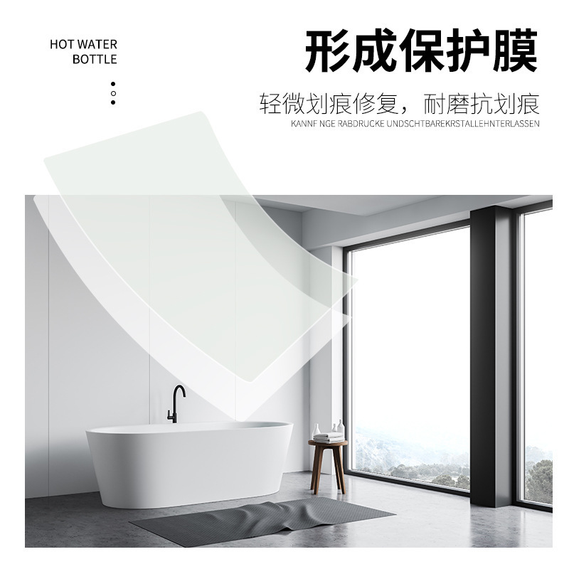 Stone crystal coating agent, marble polishing nano-crystalline liquid, tile repair agent, scratch repair, brightening agent, reducing agent Specification drawing