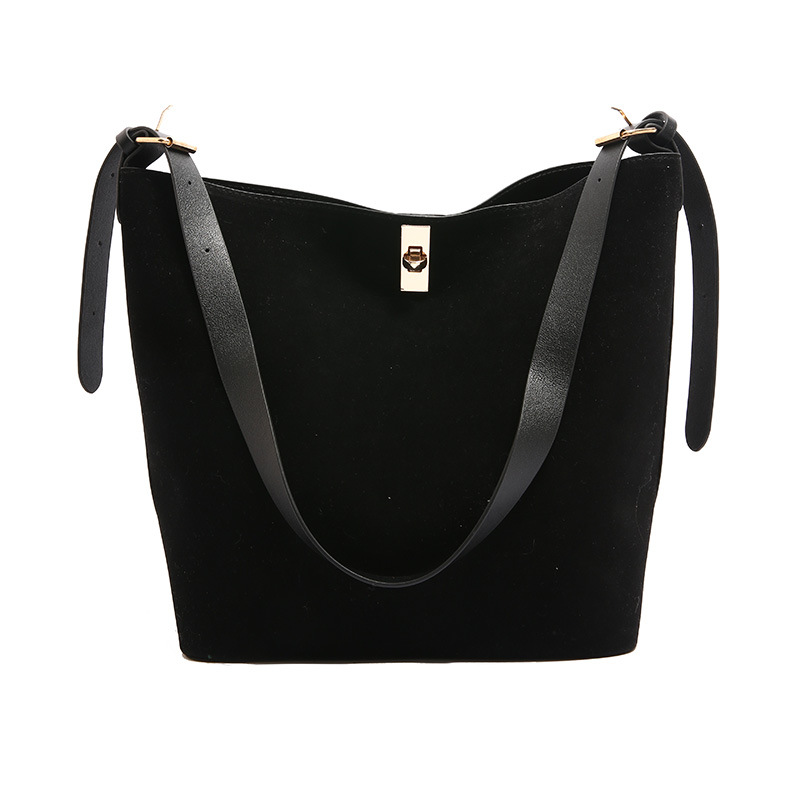 Winter new high-end large-capacity tote bag, bucket bag, women's commuting large-capacity single-shoulder bag, handbag Item Picture