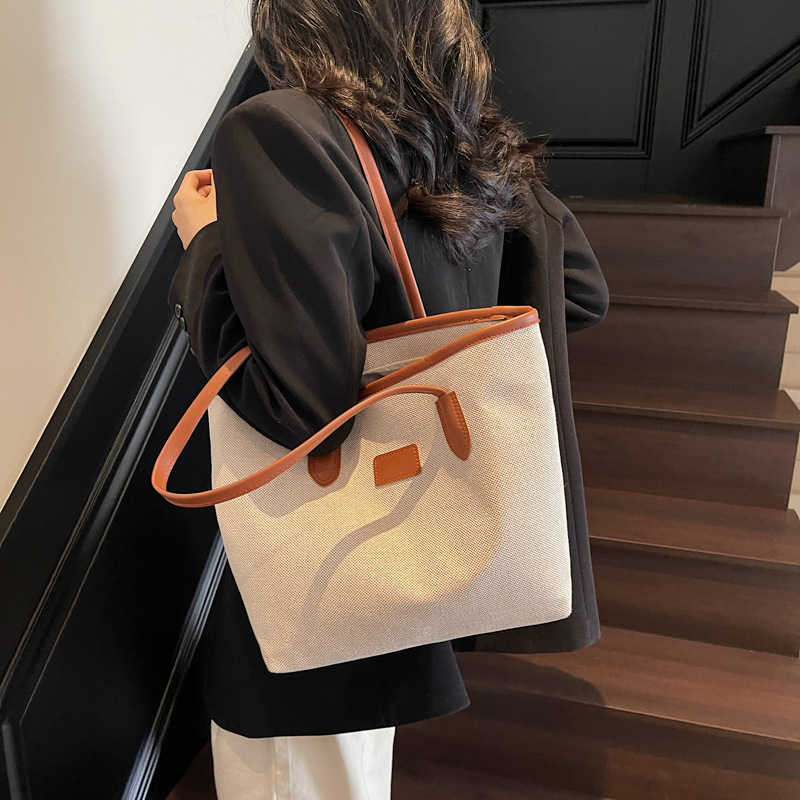 Holiday large-capacity bags for women, new versatile straw-woven bags for vacation, beach, and commuting tote bags Specification drawing