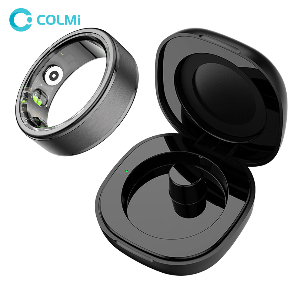 The COLMIR03 smart ring has a battery life of 39 days, health monitoring,IP68 and 5ATM water resistance, and is suitable for multiple uses full figure
