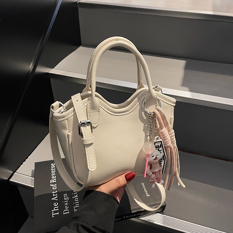 Korean version niche hand-held vegetable basket bag for women 2025 new style fashionable single-shoulder tote bag versatile casual crossbody bag full figure