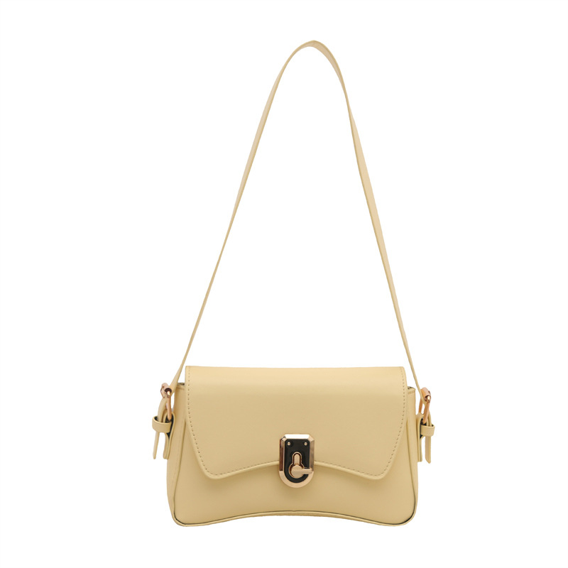 Stylish and high-quality women's bag 2025 Summer new style niche design sweet crossbody bag simple solid color trendy crossbody bag Item Picture
