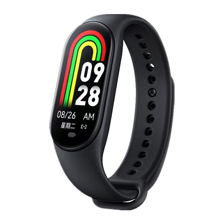 Waterproof M8 smart bracelet, NFC access control, step counting, heart rate, blood pressure, blood oxygen, health, multi-language m8 bracelet Application Scenario