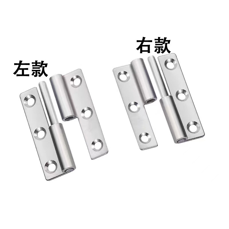 304 stainless steel detachable hinge heavy-duty industrial cabinet and chassis hinge thickened, welded, detachable hinge flat opening Application Scenario