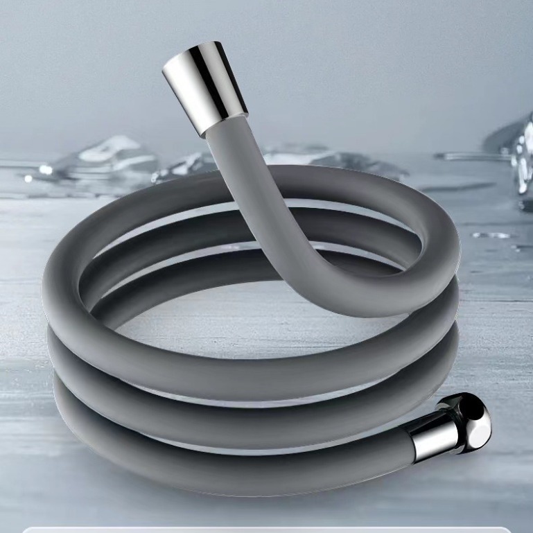 Explosion-proof thickened silicone hose for shower water pipe, water inlet densification, four-inch universal hot water hose for shower head Application Scenario