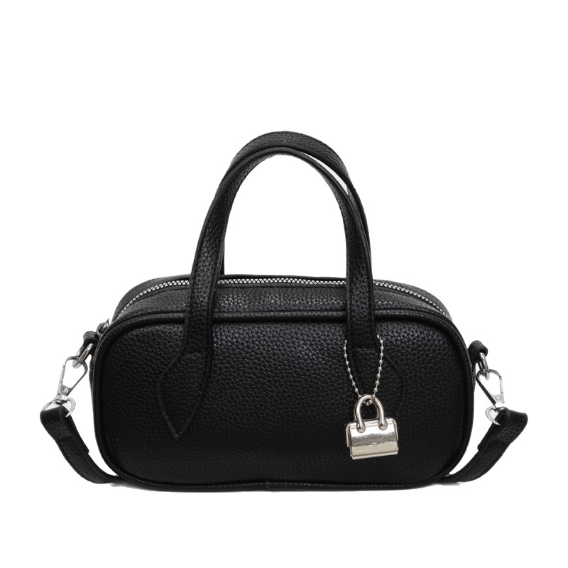 Fashionable and elegant, small and exquisite hand-held bowling bag for women, 2025 new style, niche design, versatile single-shoulder crossbody bag Item Picture