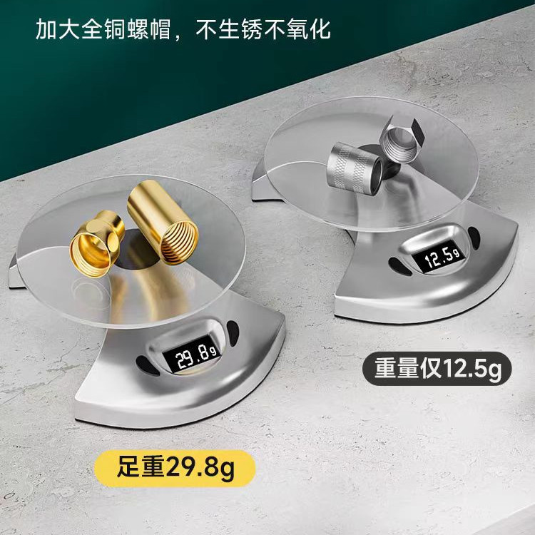 Showerhead hose, explosion-proof shower head, stainless steel water pipe, universal water heater connection pipe fittings, inner pipe interface Specification drawing
