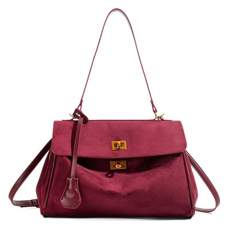 Retro tote bag for women, 2024 new style, high-end and fashionable, single-shoulder underarm platinum bag, large capacity crossbody bag Item Picture