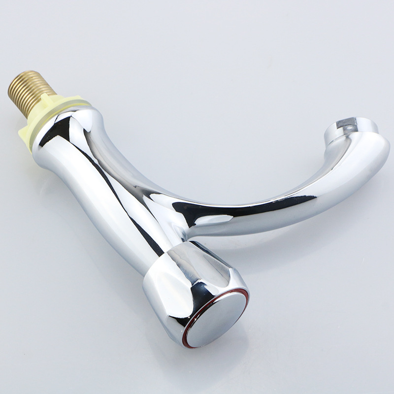 Zinc alloy single-cooling washbasin faucet, washbasin, single-cooling faucet, household 4-point washbasin faucet details Picture
