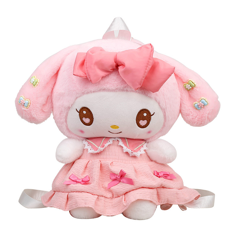 New cartoon plush bag, cute, stylish and trendy backpack, girlish accessory backpack, claw machine doll exchange gift Item Picture