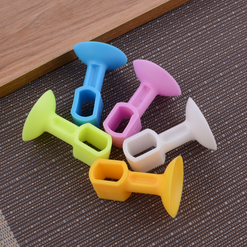 Jinshengyuan square hole silicone door suction, no need for drilling, bathroom handle anti-collision glove-type silicone door collision Specification drawing