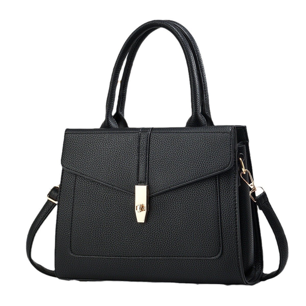 A versatile women's bag manufacturer with lychee pattern texture, a new light-colored women's bag for summer 2024, an export single-shoulder crossbody bag Item Picture