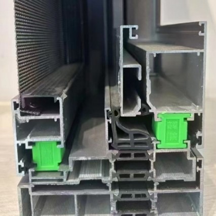 Window and door accessory snap connection piece system window sample Angle display snap broken bridge window sample Angle snap piece sample Angle snap Application Scenario