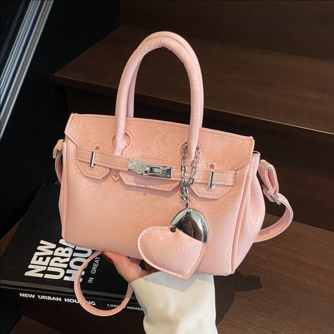 Cross-border Korean version high-end hand-held Kelly bag for women 2025 new trendy and fashionable commuting versatile single-shoulder crossbody bag full figure