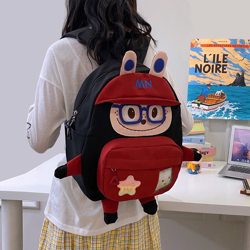 New summer casual canvas backpack, Japanese-style girlish doll backpack, cute and sweet, large-capacity class bag Application Scenario