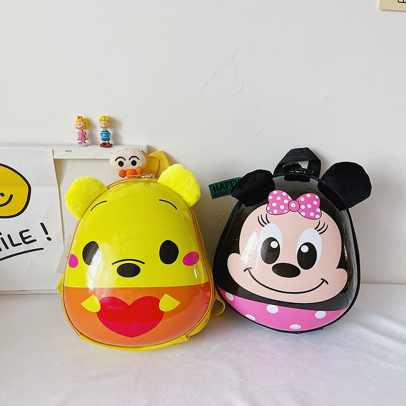 Children's backpacks, kindergarten schoolbags, eggshell bags for boys in the small and middle classes aged 3-5, cute and adorable cartoon girls' backpacks full figure