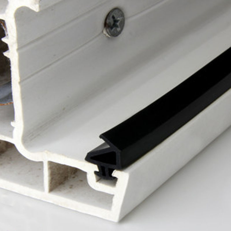 Self-produced plastic steel window TPV rubber sealing strips, broken bridge aluminum card slot type O-shaped strips, window waterproof, windproof and soundproof strips Specification drawing