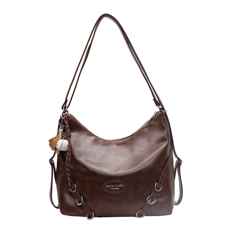 A new 2024 high-end and versatile women's backpack with a large capacity for casual commuting and single-shoulder tote bag Item Picture