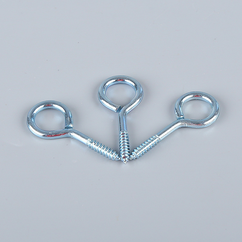 The manufacturer produces and wholesals 9-shaped hook sheep eye nails, sheep eye screws, sheep eye ring opening sheep eye 9-shaped sheep eye nail hooks details Picture