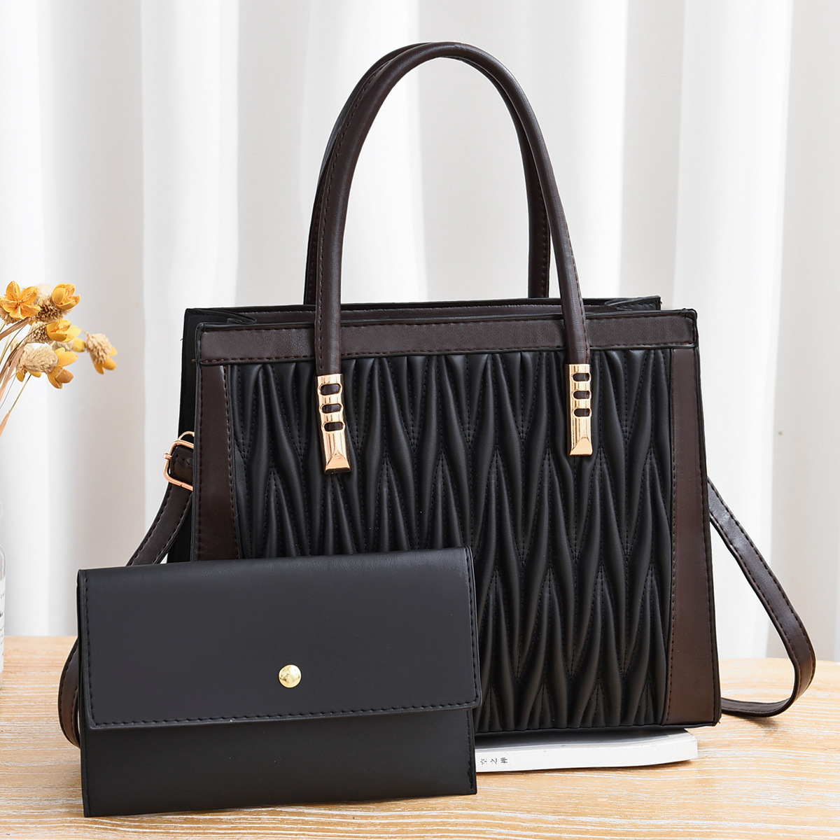 Ladies' bags, large-capacity bags, new mother-and-child bags, mom bags, fashion trend 2022, popular tote hand-held shoulder bags Specification drawing