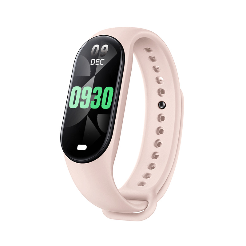 Waterproof M8 smart bracelet, NFC access control, step counting, heart rate, blood pressure, blood oxygen, health, multi-language m8 bracelet details Picture