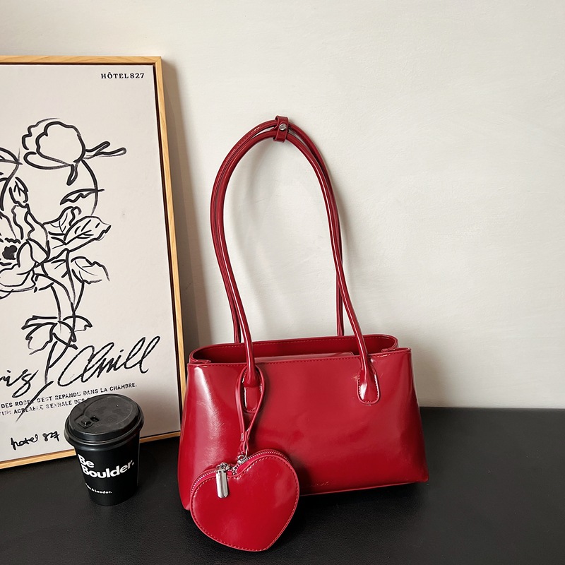 High-end, fashionable, versatile and simple bag for women 2025 new style, retro and stylish casual single-shoulder hand-carry underarm bag Specification drawing