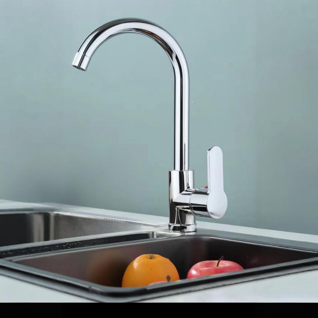 Plastic steel sink, kitchen faucet, commercial sink, water trough faucet, cold and hot water faucet, factory direct sales volume, large negotiation price full figure