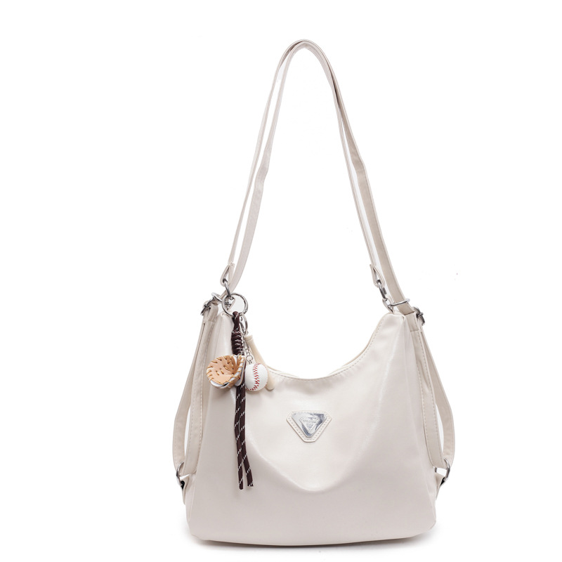 Korean version Tote bag Women's 2025 New trendy student casual backpack, fashionable and versatile, large-capacity single-shoulder bag Item Picture