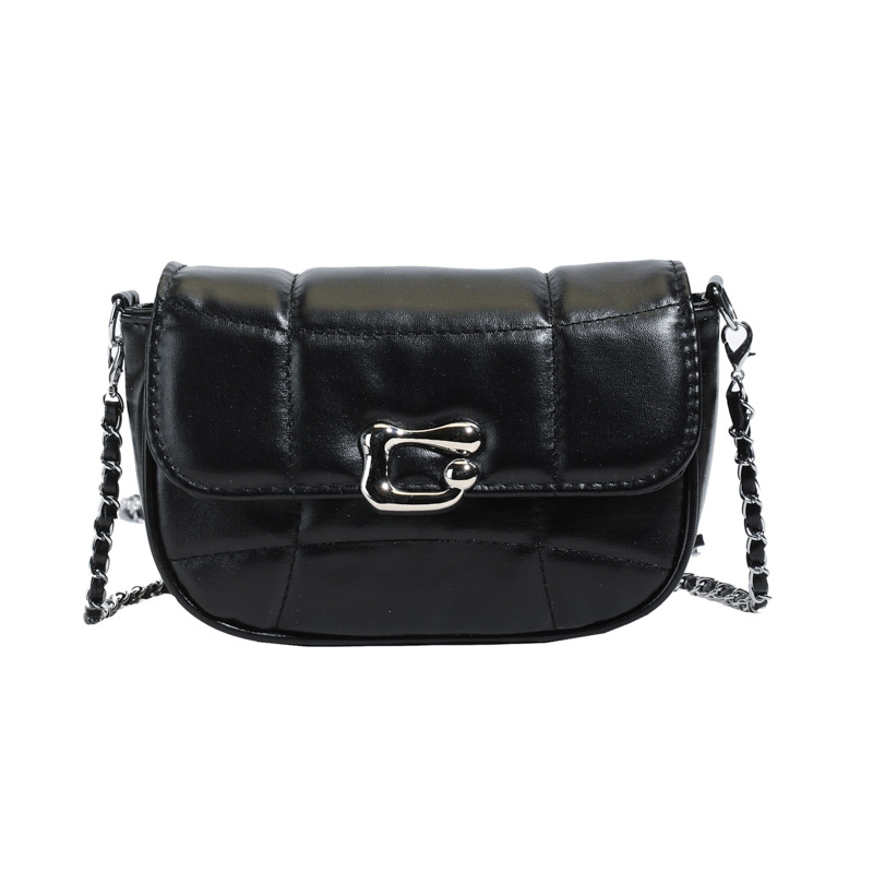 Silver bag for women, 2025 New trendy and niche design chain underarm single-shoulder bag, high-end texture, crossbody small bag for women Item Picture