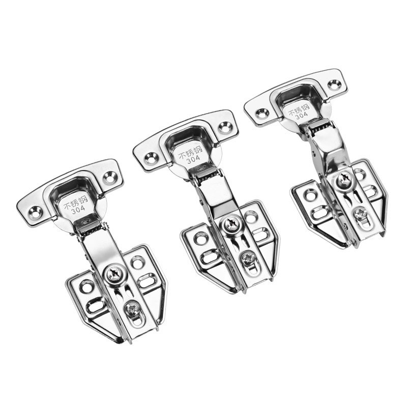 Factory direct supply of 304 stainless steel hydraulic buffer damping hinge cabinet and wardrobe large adjustment hinge hardware accessories Item Picture