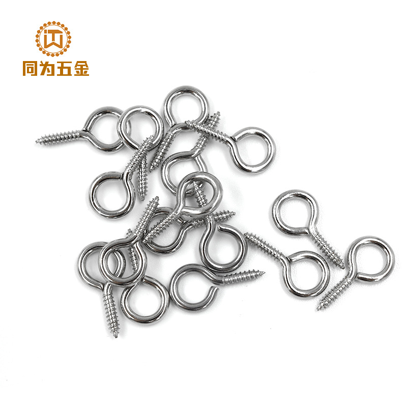 Factory wholesale of sheep's eye screws, stainless steel, copper and iron closed sheep's eye screws, household hardware accessories, and custom-made sheep's horn nails Application Scenario