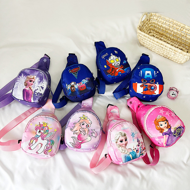Stylish, sweet and cute girls' single-shoulder bag, cool and handsome boys' crossbody bag, cartoon hard shell, large capacity backpack details Picture