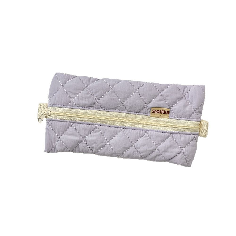 54133 High appearance level girl candy-colored pen case Soft student stationery storage bag Zipper pen case storage pencil case Item Picture