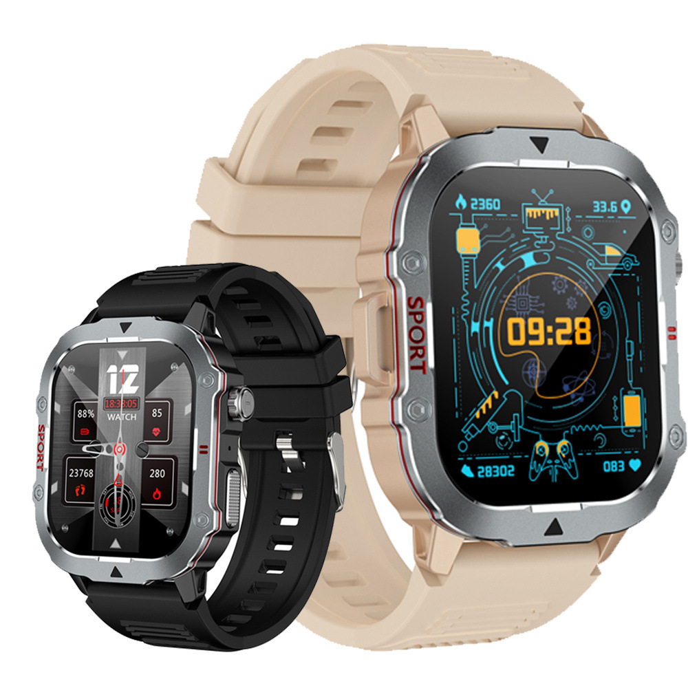 C30PRO smartwatch, a new cross-border watch for men, is a three-proof sports watch with Bluetooth call information reminder Item Picture