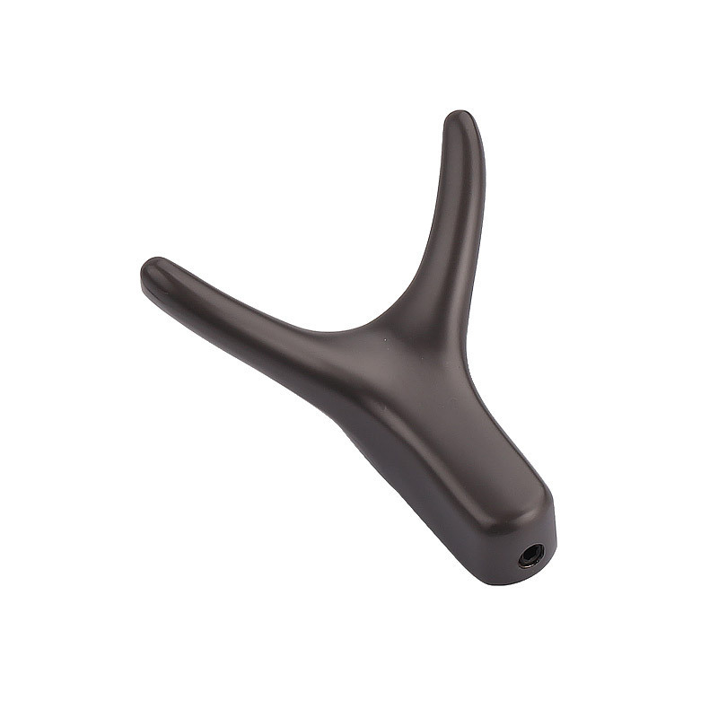 Wholesale of Xiangzhen door back zinc alloy upper and lower hooks, kitchen and bathroom towel hooks, wardrobe single hooks, solid coat and hat hooks Item Picture