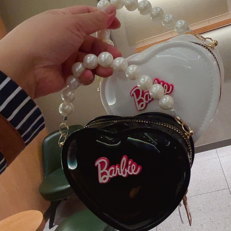 2025 New Korean version Fairy Heart Children's Bag, jelly bag, fashionable, simple and cute mini bag, heart bag Specification drawing