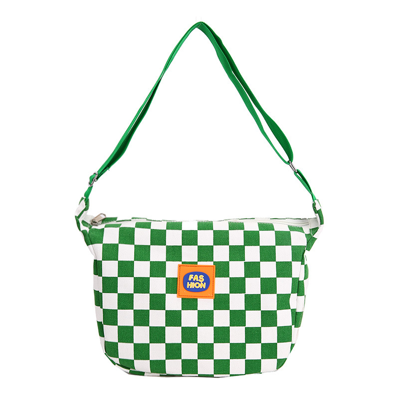 Korean version Instagram large-capacity canvas bag for female students' class handbag, school-style cute and fashionable single-shoulder bag Item Picture