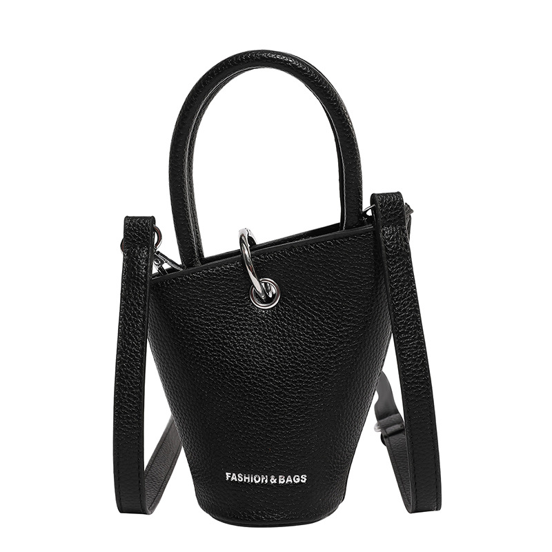 New fashion handbags for summer 2025: simple bucket bag, trendy and versatile single-shoulder bag, stylish women's bag, solid color crossbody bag Item Picture