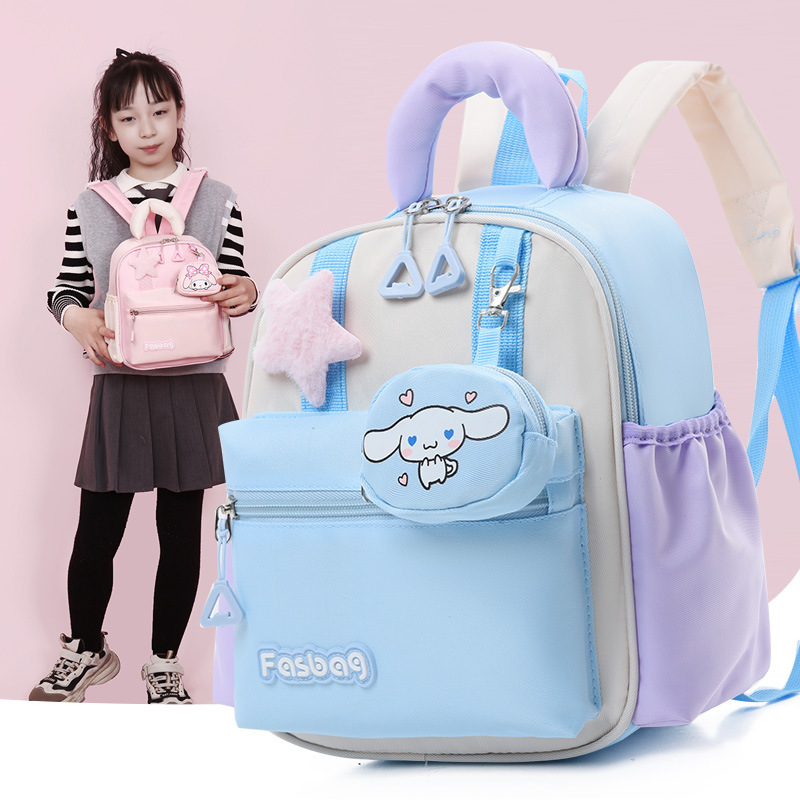Cartoon Kulomi Children's book Bag, kindergarten kids' travel backpack, 3-6 years old cute girls' backpack full figure