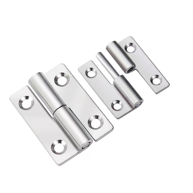 304 stainless steel detachable hinge heavy-duty industrial cabinet and chassis hinge thickened, welded, detachable hinge flat opening Item Picture