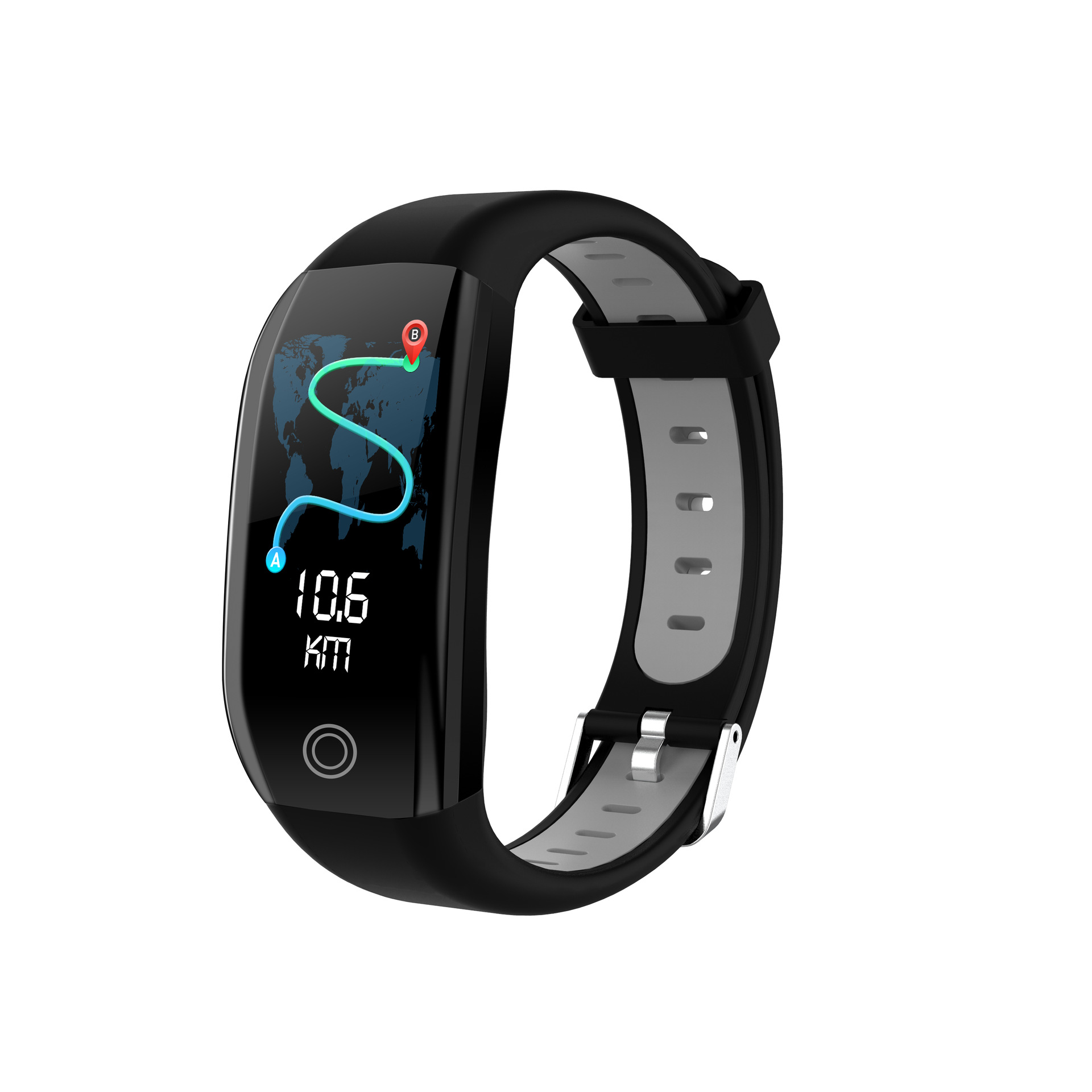 The new cross-border color screen F21 smart bracelet monitors sleep health, heart rate, blood pressure, gait, exercise, and Bluetooth Item Picture