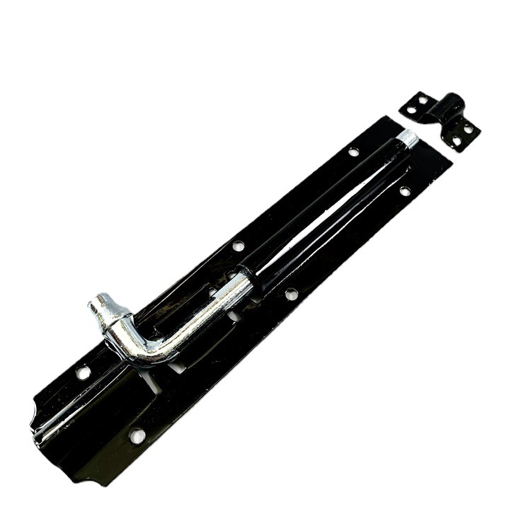 Ordinary iron latch, baked black, old-fashioned door latch, iron door, wooden door, window simple door latch, exposed iron sheet latch Item Picture