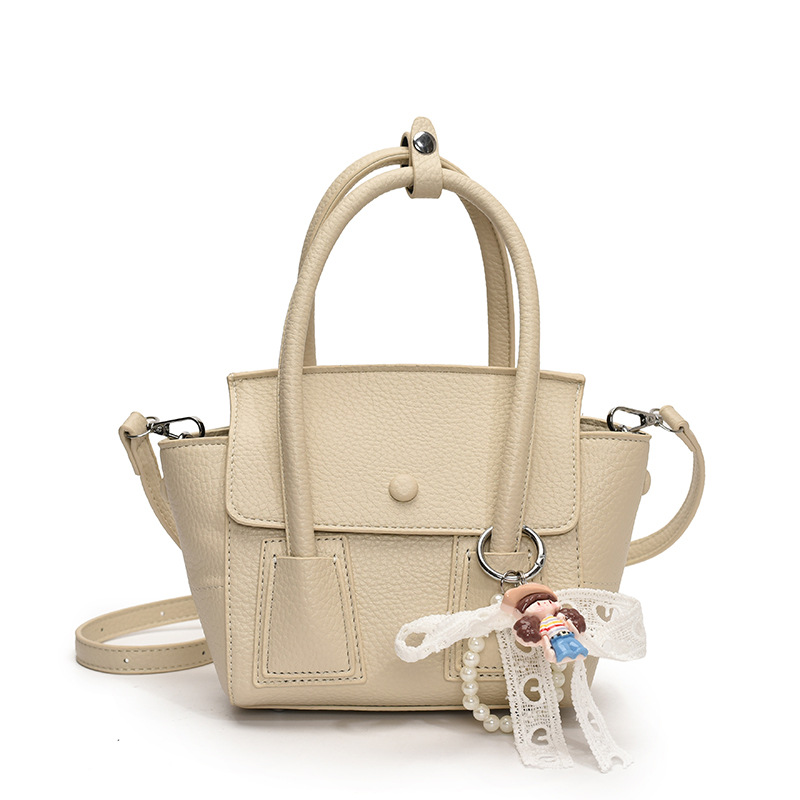 Simple and fashionable hand-held vegetable basket bag for women, 2025 new spring Korean version, high-end and versatile single-shoulder crossbody bag Item Picture