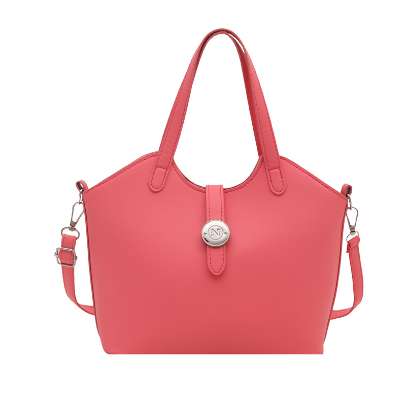 A retro and niche design basket handbag for women, a new simple silk scarf commuting large-capacity single-shoulder crossbody bag Item Picture