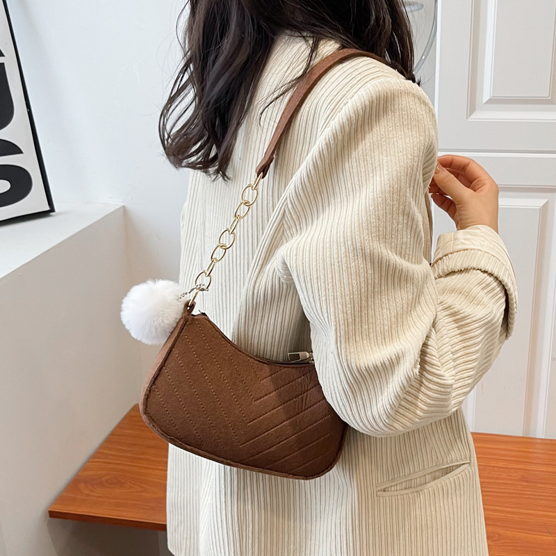 The 2022 trendy casual women's bag for foreign trade, a fresh and retro crossbody bag, a stylish and stylish single-shoulder small square bag details Picture