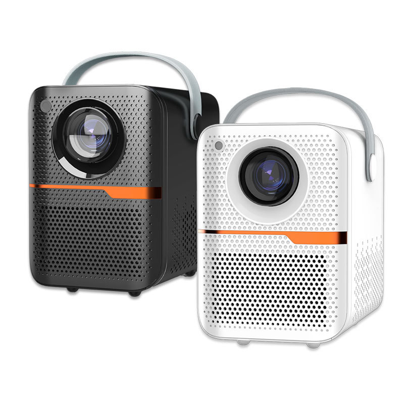 4K mobile film and television smart projector, mini portable projector, office projector, wall projection source factory Item Picture