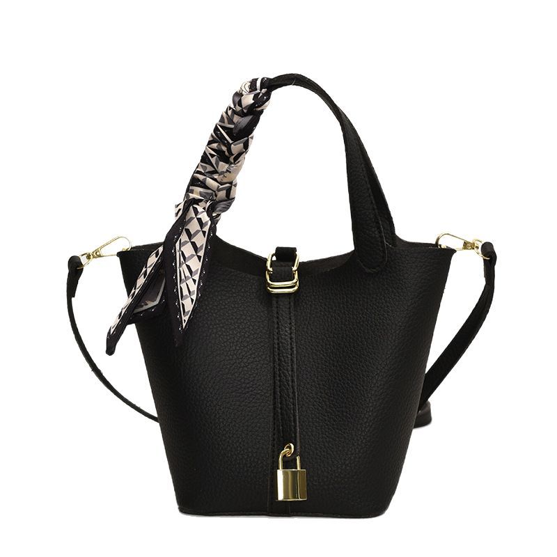 The 2025 new Korean-style niche hand-held bucket bag is a trendy bestseller for women's fashion, a crossbody bag, and a versatile single-shoulder bag for commuting Item Picture