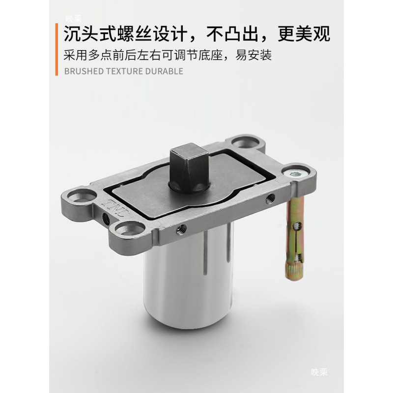360-degree revolving door, ceiling and floor axis screen, off-axis door, central axis door, hardware, extremely narrow door, floor spring, arched door, floor spring Application Scenario