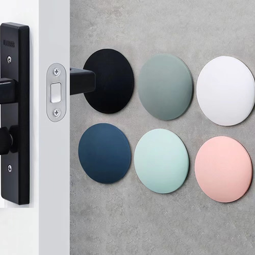 Thickened anti-collision door mat silicone door, rear door touch door handle anti-collision mat, door sticker anti-collision, simple slow-impact door details Picture