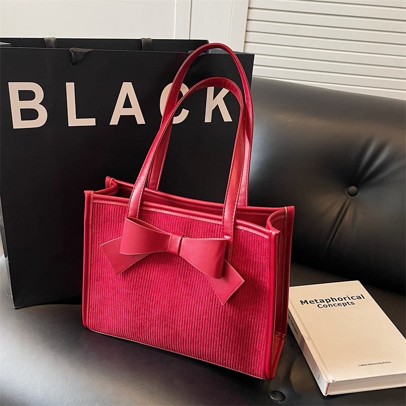 A new 2024 high-end, large-capacity hand-held bridal bag, wedding bag and tote bag for women details Picture